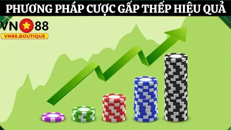 Cách cược theo gấp thếp hiệu quả với 2 phương pháp hay