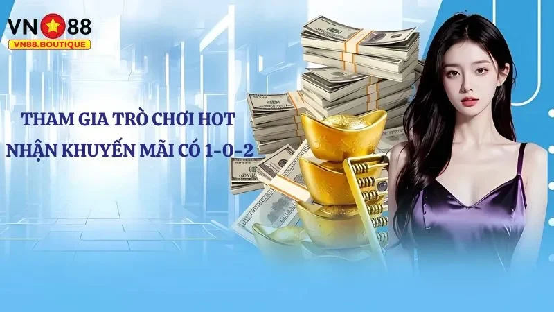 Tham gia trò chơi hot nhận ngay ưu đãi có 1-0-2